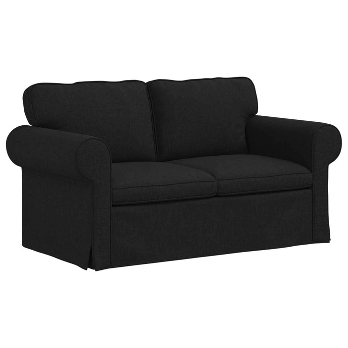 Canapea Negru 155 x 82 x 80 cm țesătură - WALTI WALTI