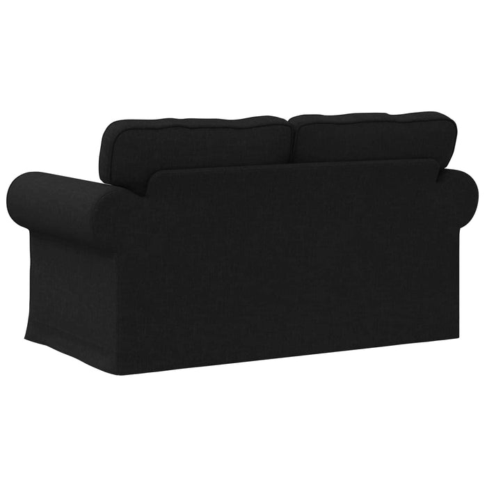 Canapea Negru 155 x 82 x 80 cm țesătură - WALTI WALTI