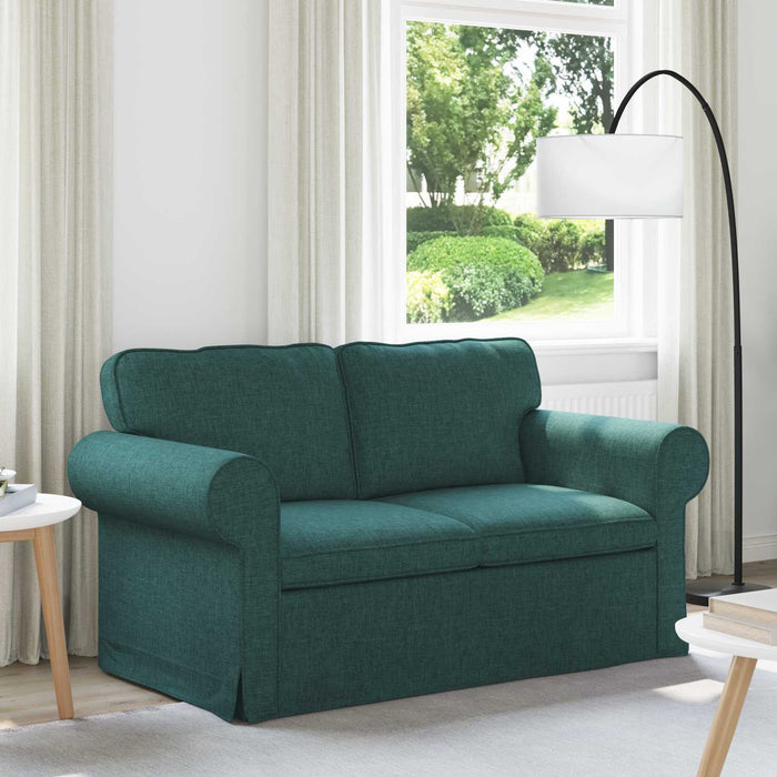 Canapea Verde închis 155 x 82 x 80 cm țesătură - WALTI WALTI