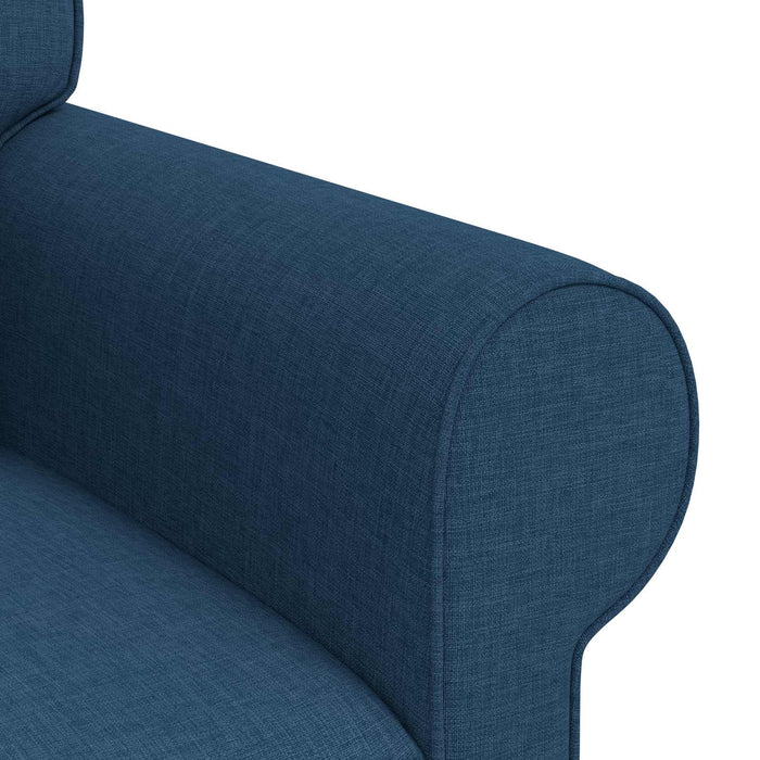 Canapea albastru 155 x 82 x 80 cm țesătură - WALTI WALTI