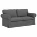 Canapea Gri închis 175 x 82 x 80 cm țesătură - WALTI WALTI