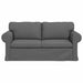 Canapea Gri închis 175 x 82 x 80 cm țesătură - WALTI WALTI