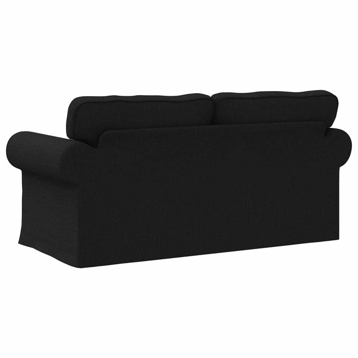 Canapea Negru 175 x 82 x 80 cm țesătură - WALTI WALTI