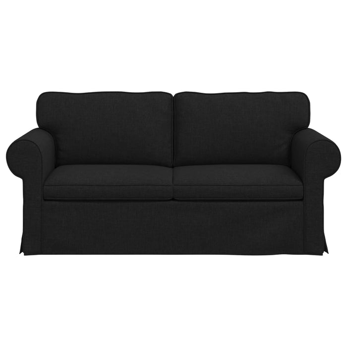 Canapea Negru 175 x 82 x 80 cm țesătură - WALTI WALTI