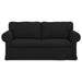 Canapea Negru 175 x 82 x 80 cm țesătură - WALTI WALTI