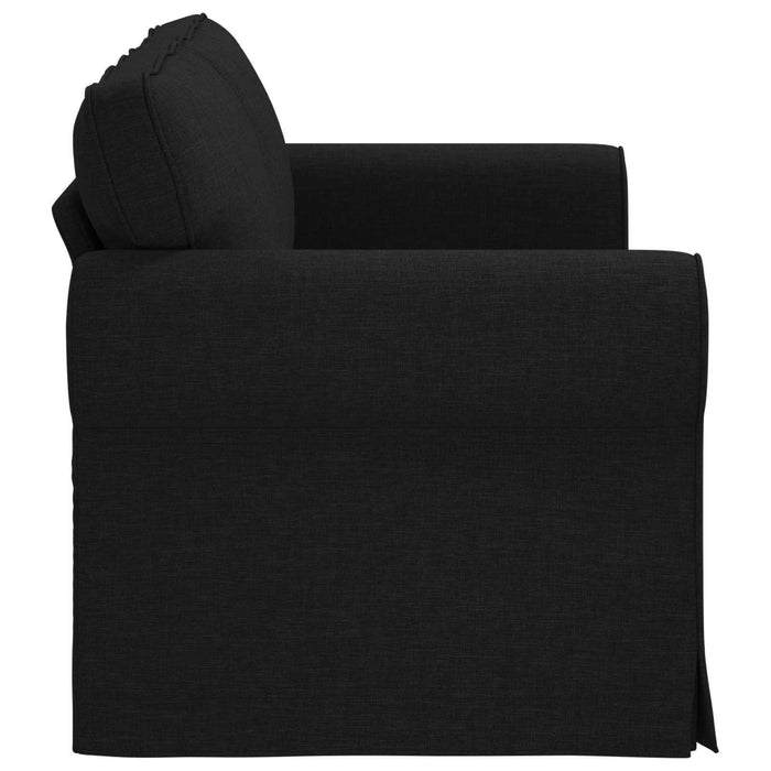 Canapea Negru 175 x 82 x 80 cm țesătură - WALTI WALTI