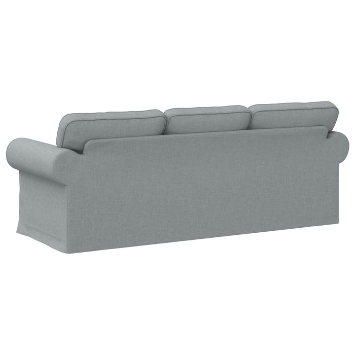Canapea Gri deschis 215 x 82 x 80 cm țesătură - WALTI WALTI