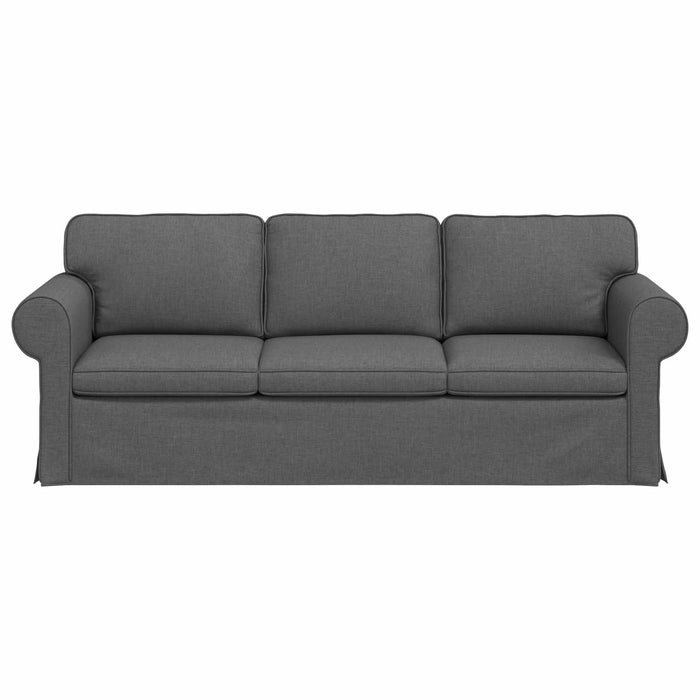 Canapea Gri închis 215 x 82 x 80 cm țesătură - WALTI WALTI