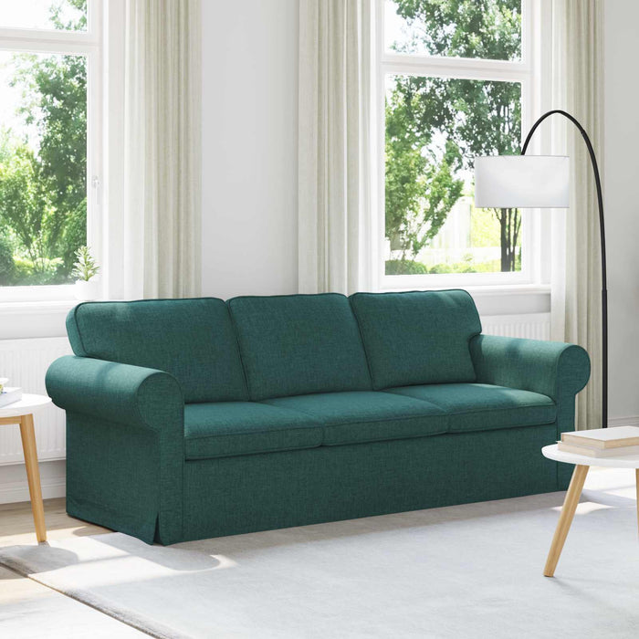 Canapea Verde închis 215 x 82 x 80 cm țesătură - WALTI WALTI