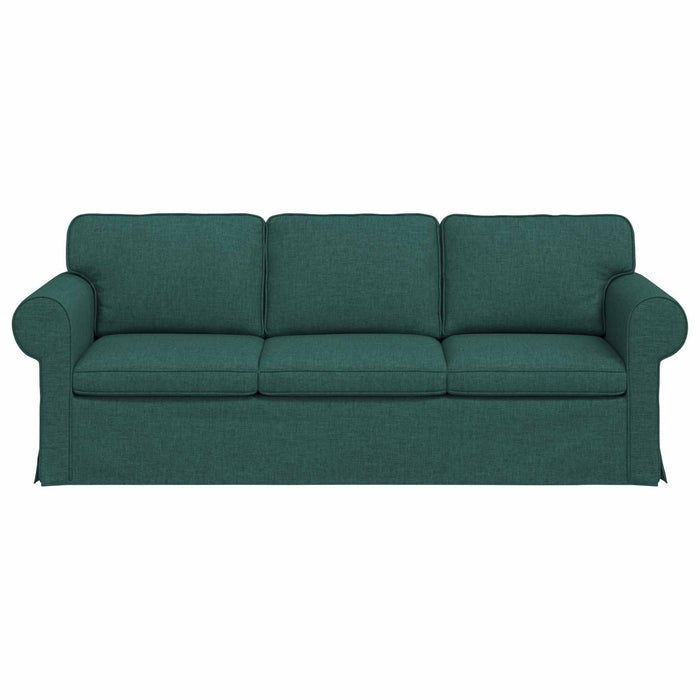 Canapea Verde închis 215 x 82 x 80 cm țesătură - WALTI WALTI