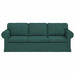 Canapea Verde închis 215 x 82 x 80 cm țesătură - WALTI WALTI