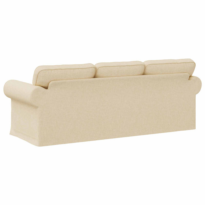 Canapea Crem 215 x 82 x 80 cm țesătură - WALTI WALTI