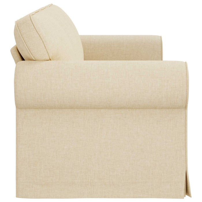 Canapea Crem 215 x 82 x 80 cm țesătură - WALTI WALTI