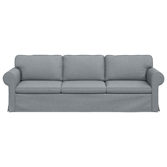 Canapea Gri deschis 245 x 82 x 80 cm țesătură - WALTI WALTI