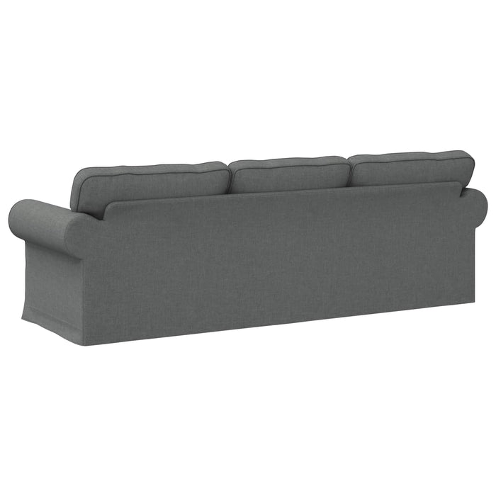 Canapea Gri închis 245 x 82 x 80 cm țesătură - WALTI WALTI