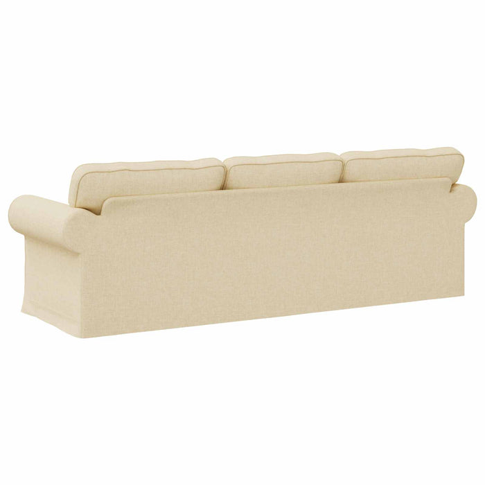Canapea Crem 245 x 82 x 80 cm țesătură - WALTI WALTI