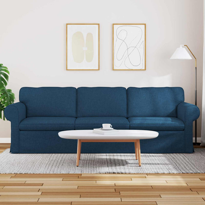 Canapea albastru 245 x 82 x 80 cm țesătură - WALTI WALTI