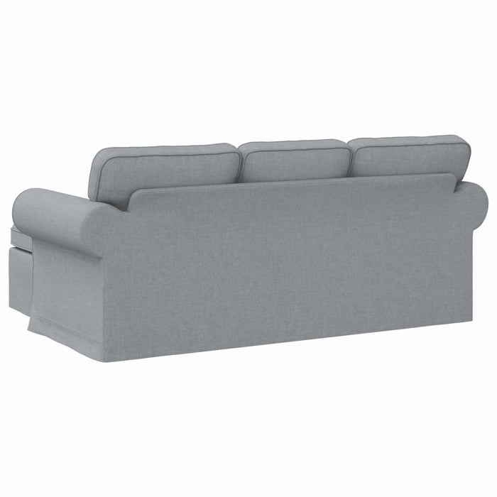 Canapea Gri deschis 195 x 138 x 80 cm țesătură WALTI