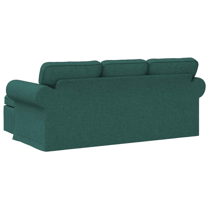 Canapea Verde închis 195 x 138 x 80 cm țesătură - WALTI WALTI