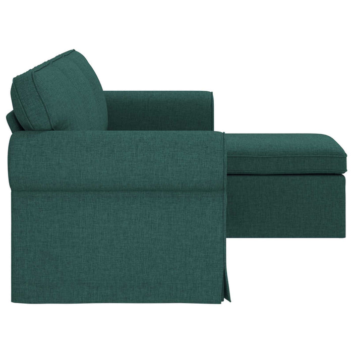 Canapea Verde închis 195 x 138 x 80 cm țesătură - WALTI WALTI