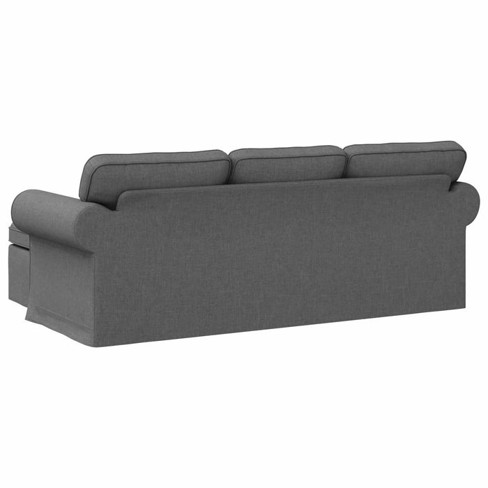 Canapea Gri închis 215 x 138 x 80 cm țesătură - WALTI WALTI