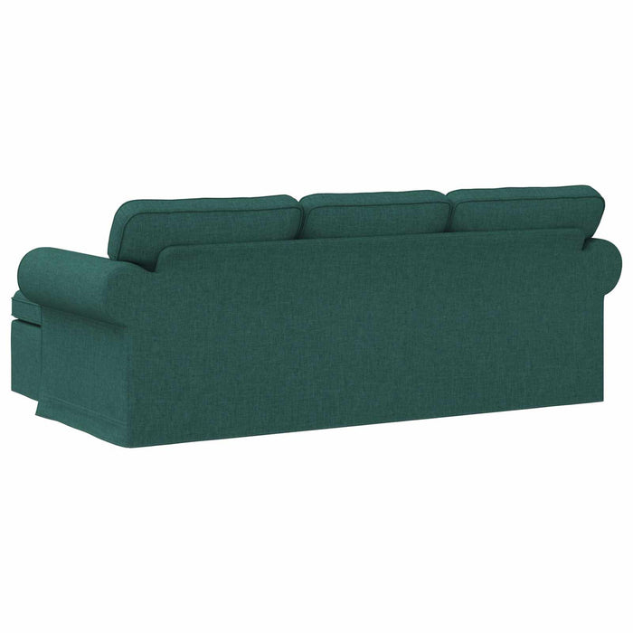 Canapea Verde închis 215 x 138 x 80 cm țesătură WALTI