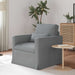 Canapea Gri deschis 78 x 78 x 80 cm Metal - WALTI WALTI