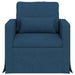 Canapea albastru 78 x 78 x 80 cm Metal - WALTI WALTI