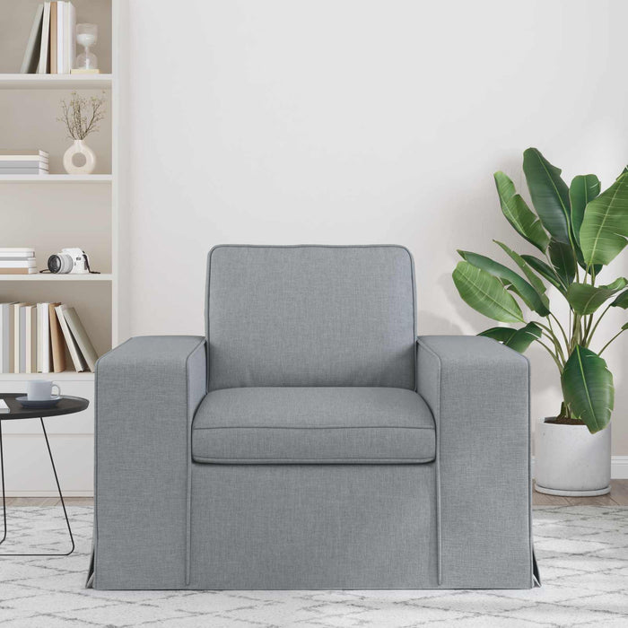 Canapea Gri deschis 102 x 80 x 82 cm Metal - WALTI WALTI