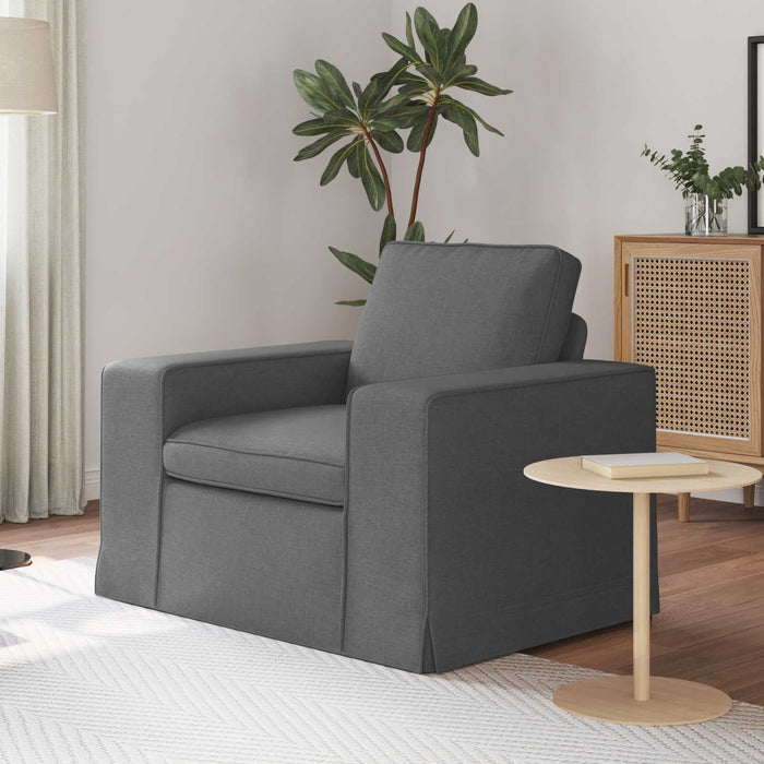 Canapea Gri închis 102 x 80 x 82 cm Metal - WALTI WALTI
