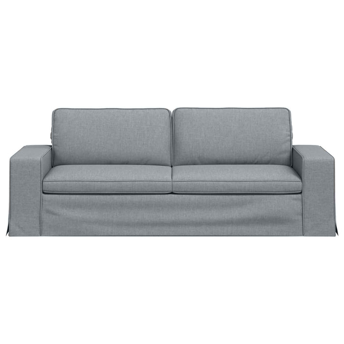 Canapea Gri deschis 222 x 80 x 82 cm Metal - WALTI WALTI