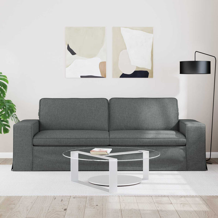Canapea Gri închis 222 x 80 x 82 cm Metal - WALTI WALTI