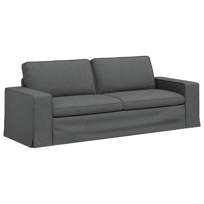 Canapea Gri închis 222 x 80 x 82 cm Metal - WALTI WALTI