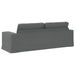Canapea Gri închis 222 x 80 x 82 cm Metal - WALTI WALTI