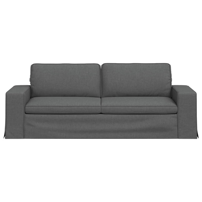 Canapea Gri închis 222 x 80 x 82 cm Metal - WALTI WALTI