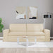 Canapea Crem 222 x 80 x 82 cm Metal - WALTI WALTI
