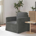 Canapea Gri închis 78 x 78 x 80 cm Catifea - WALTI WALTI