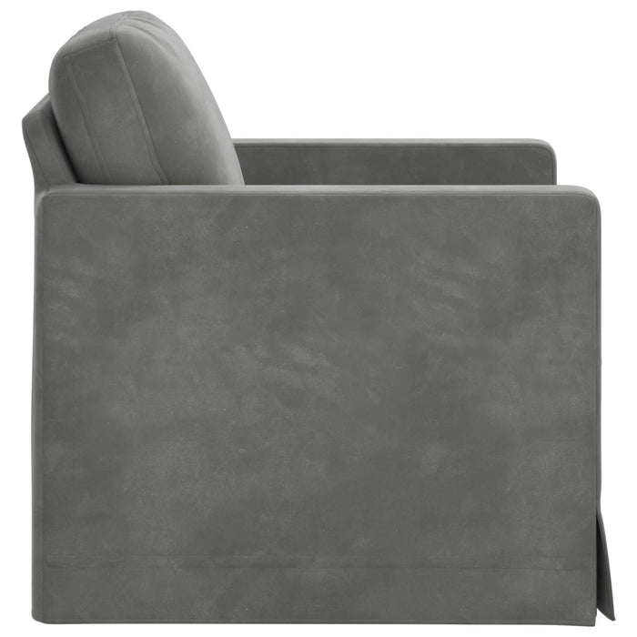 Canapea Gri închis 78 x 78 x 80 cm Catifea - WALTI WALTI