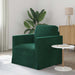 Canapea Verde închis 78 x 78 x 80 cm Catifea - WALTI WALTI