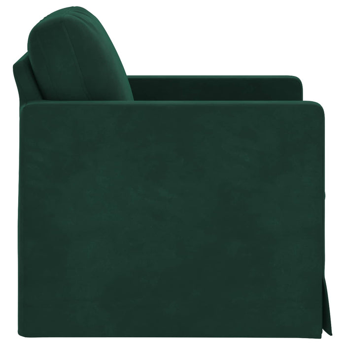 Canapea Verde închis 78 x 78 x 80 cm Catifea - WALTI WALTI