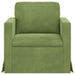 Canapea Verde deschis 78 x 78 x 80 cm Catifea - WALTI WALTI
