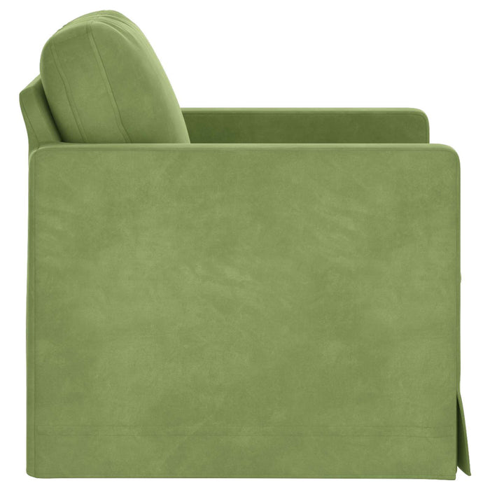 Canapea Verde deschis 78 x 78 x 80 cm Catifea - WALTI WALTI