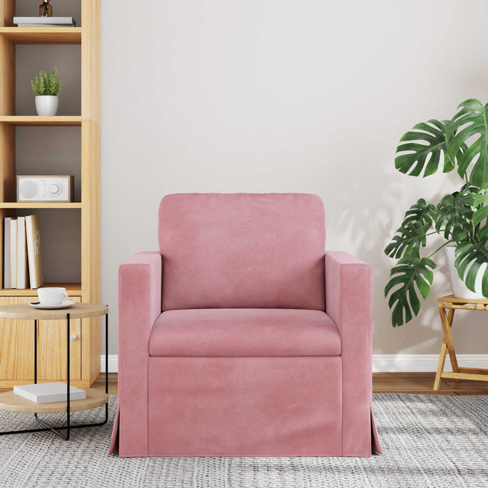Canapea Roz 78 x 78 x 80 cm Catifea - WALTI WALTI