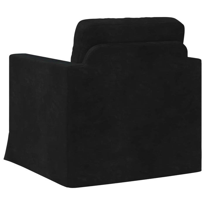 Canapea Negru 78 x 78 x 80 cm Catifea - WALTI WALTI