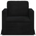 Canapea Negru 78 x 78 x 80 cm Catifea - WALTI WALTI