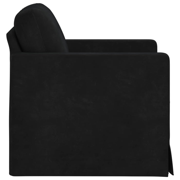 Canapea Negru 78 x 78 x 80 cm Catifea - WALTI WALTI