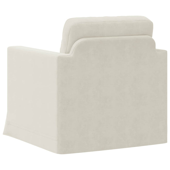 Canapea Crem 78 x 78 x 80 cm Catifea - WALTI WALTI