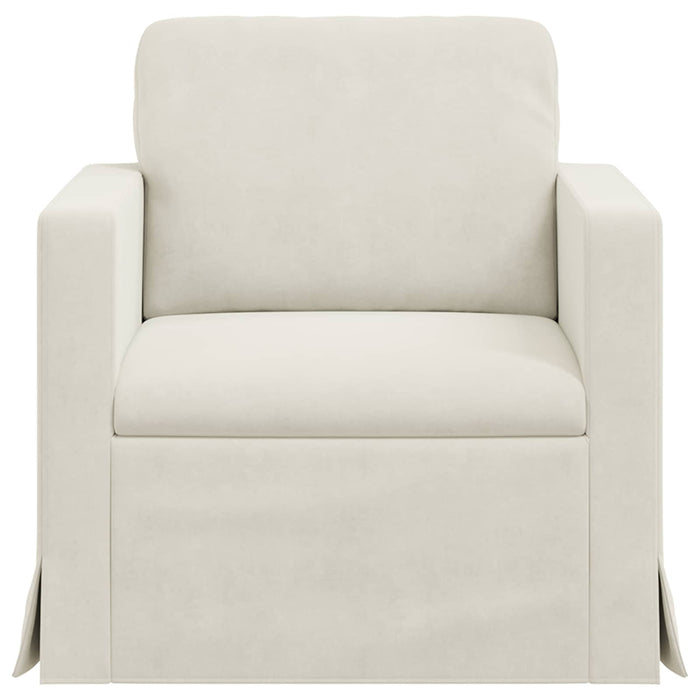 Canapea Crem 78 x 78 x 80 cm Catifea - WALTI WALTI
