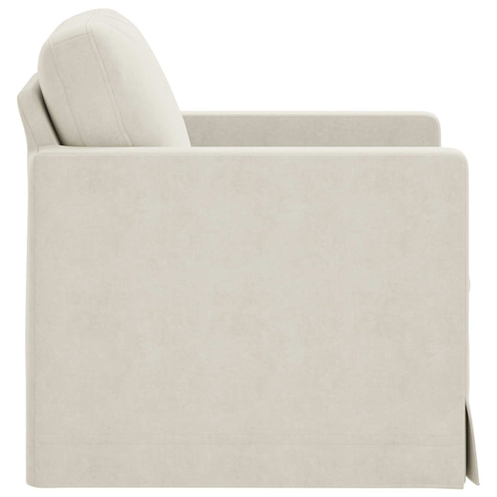 Canapea Crem 78 x 78 x 80 cm Catifea - WALTI WALTI