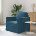 Canapea albastru 78 x 78 x 80 cm Catifea - WALTI WALTI